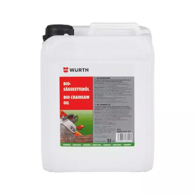 Wurth Bio Λάδι Αλυσίδας 5lt 089305705