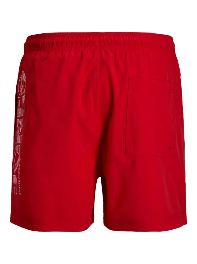 Μαγιό-σορτς με λογότυπο JPSTMAUI WAVE LOGO SWIM SHORTS REG SN True Red 3