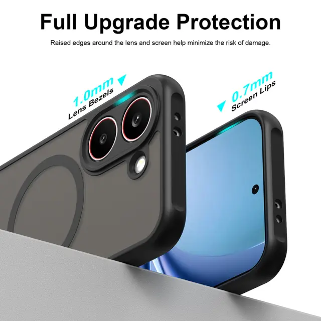 Techsuit - HaloFrost II MagSafe - Motorola Edge 70 Fusion / Fusion+ Plus 5g - Black 3
