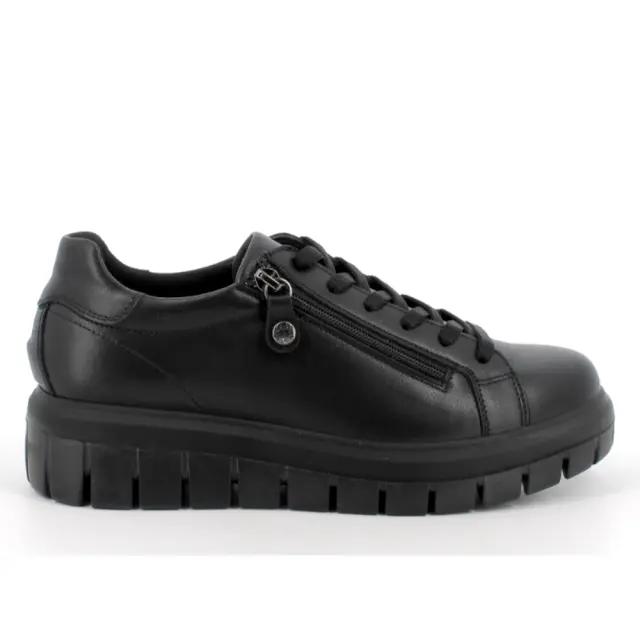 Imac Sneakers Γυναικείο δέρμα Μαύρο IMA/857150 NERO