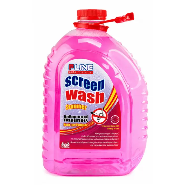 FLINE SUMMER SCREEN WASH ΚΑΘΑΡΙΣΤΙΚΟ ΠΑΡΜΠΡΙΖ ΚΑΤΑ ΤΩΝ ΕΝΤΟΜΩΝ 4lt