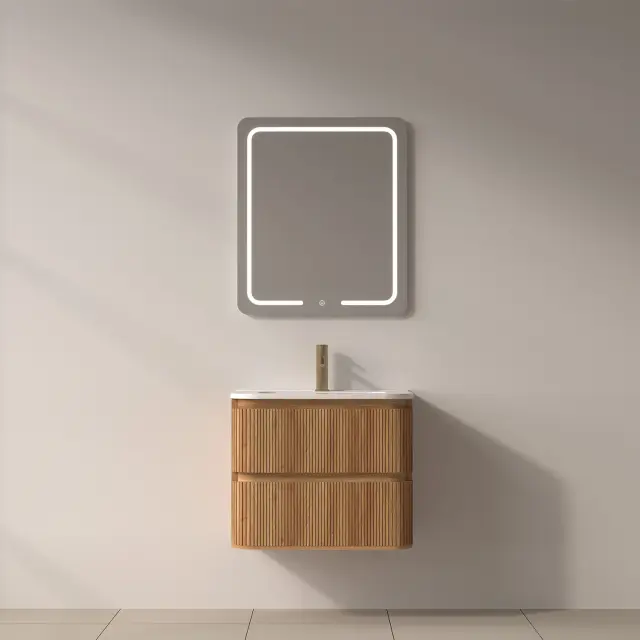 Βάση Επίπλου Μπάνιου NORDIC 60 με 2 Συρτάρια Acacia 590x460x495mm KARAG