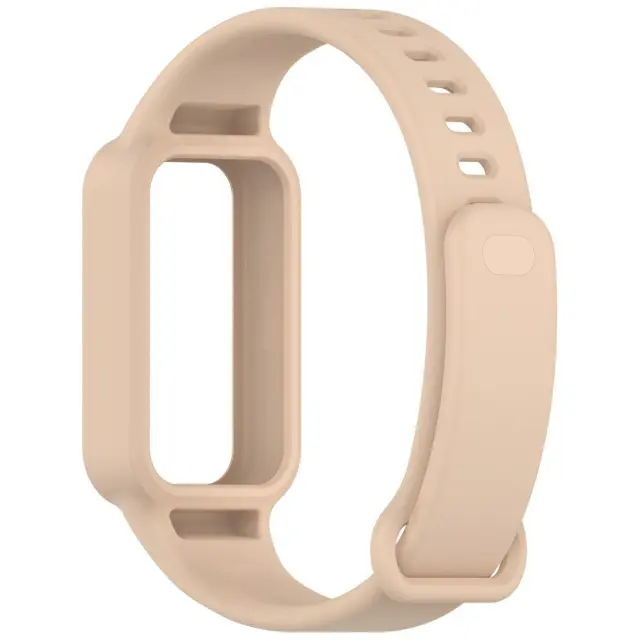 Λουράκι Σιλικόνης με Θήκη για Xiaomi Redmi Band 3/ 9 Active- Pink OEM 2