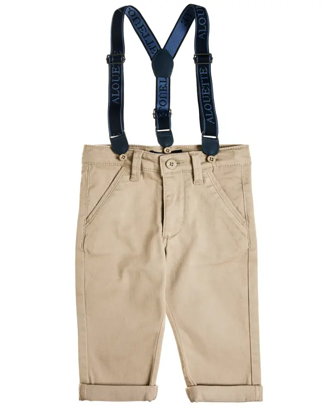 Παντελόνι chinos με τιράντες