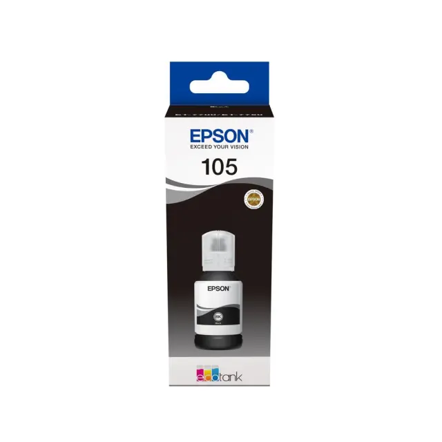 Epson 105 Γνήσιο Μελάνι Εκτυπωτή InkJet Μαύρο (C13T00Q140)