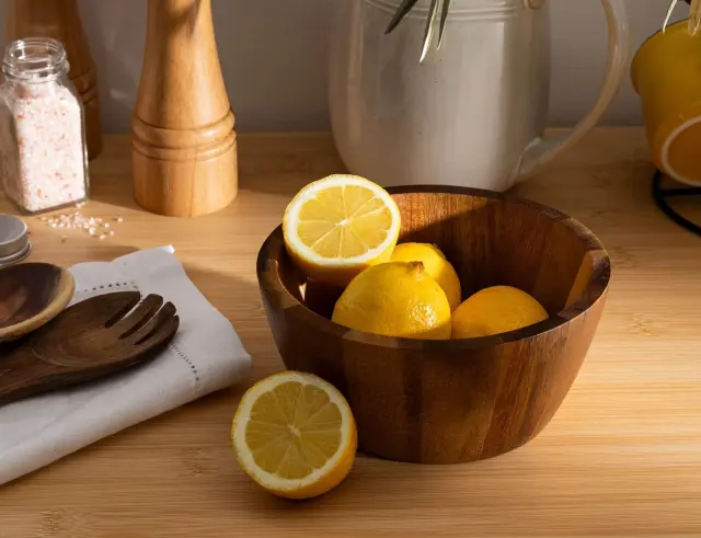 Μπολ Σερβιρίσματος Alicante Secret de Gourmet από Ξύλο Ακακίας, με διαστάσεις 28x28x11cm 188884 2
