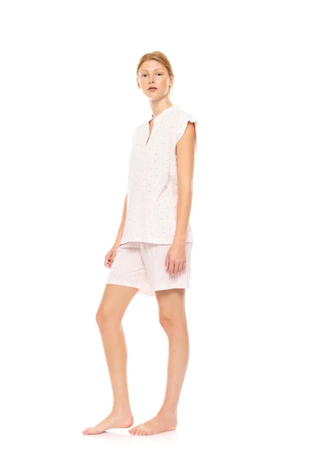 S1451 - Type - PYJAMA SHORTS PINK DAISY 2