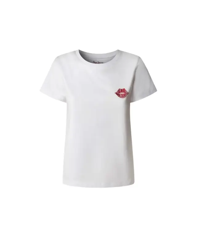 Pepe Jeans - Γυναικείο T-shirt Brule PL5000082-800 Λευκό - XS