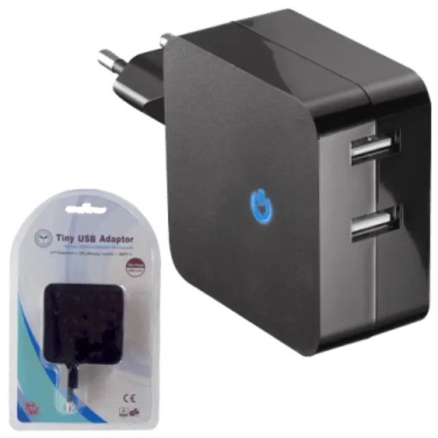 MW-USB5U-1 ΦΟΡΤΙΣΤΗΣ ΜΕ USB ΕΞΟΔΟ 4,8Α MINWA
