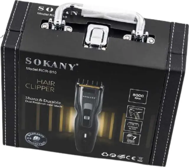 Κουρευτική μηχανή Sokany σε βαλιτσάκι RCR-810