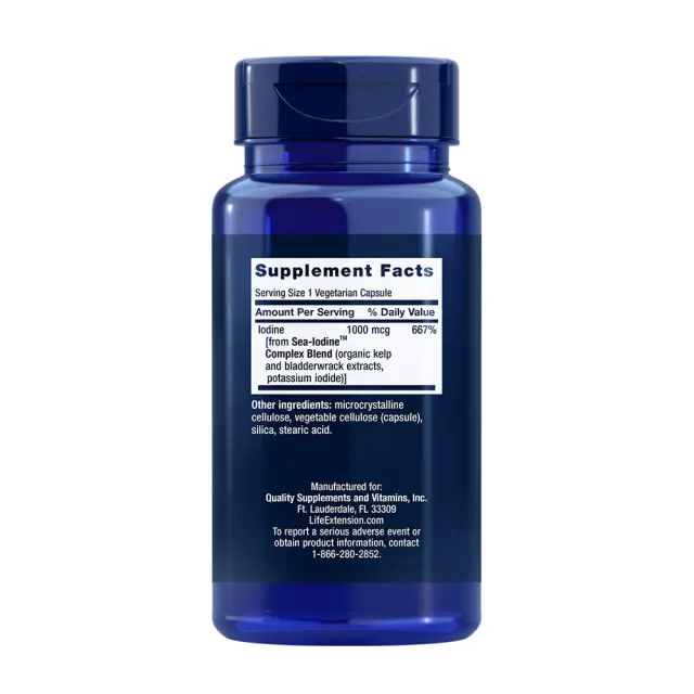 Life Extension Sea-Iodine 1000 mcg 2