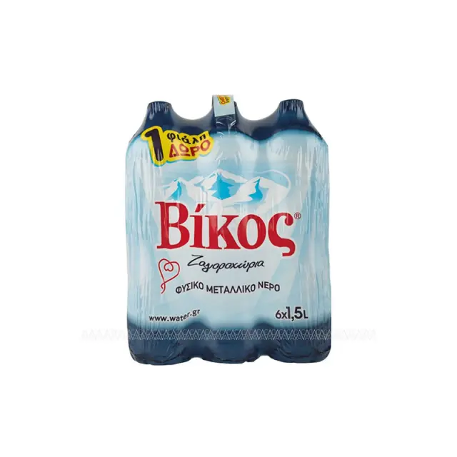 Νερό Φυσικό Mεταλλικό Βίκος (6Χ1,5lt)