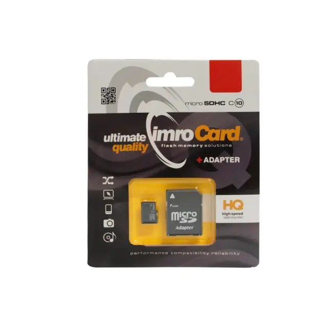 Imro® microSDXC 128GB with Adapter microSDXC 128GB U1 UHS-I