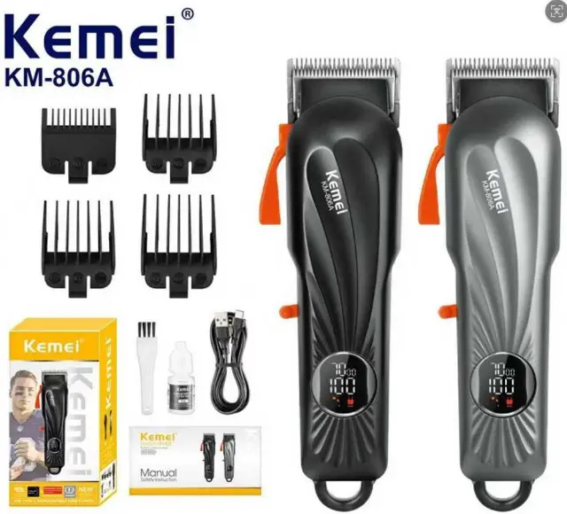 Κουρευτική μηχανή - KM-806A - Kemei - Black 3