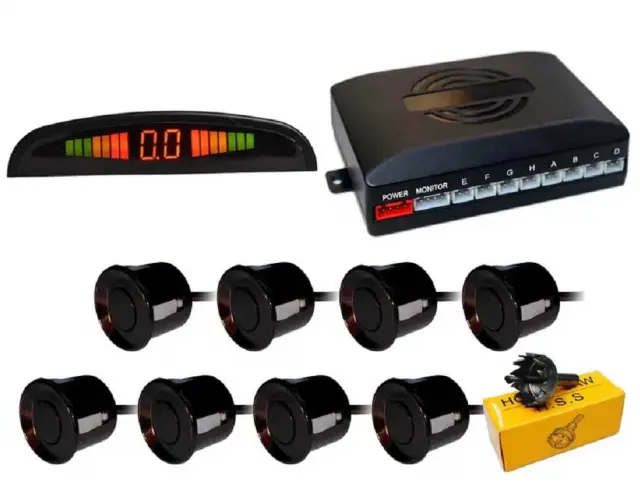Αισθητήρες παρκαρίσματος - 8pcs - Only Screen - Black - 002181 2