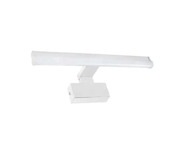 LED ΦΩΤΙΣΤ.ΛΟΥΤΡΟΥ ΣΤΡΟΓΓΥΛΟ ΑΛΟΥΜΙΝΙΟ&PC 60cm 10W IP44 CCTΛΕΥΚΟ