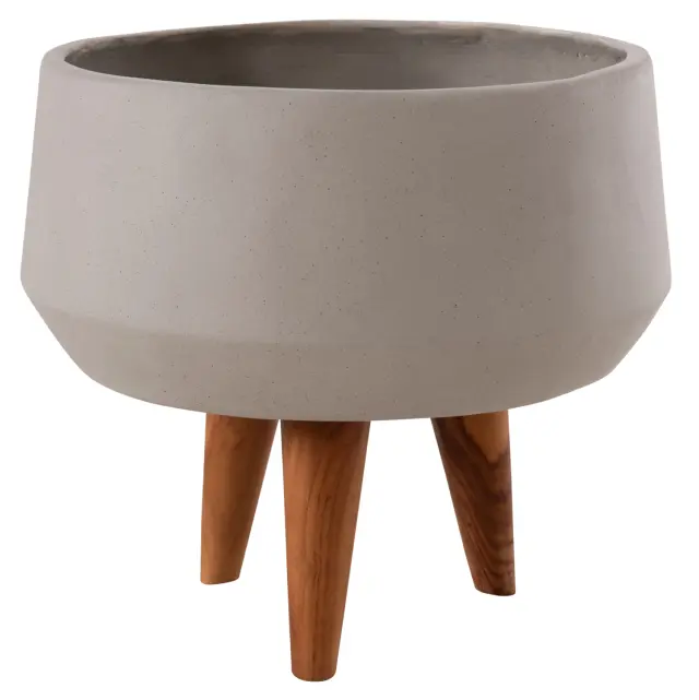 ΓΛΑΣΤΡΑ ΕΣΩΤ.ΧΩΡΟΥ FB94680.03S FIBER CEMENT ΓΚΡΙ--ΒΑΣΗ TEAK Φ37x36Υεκ