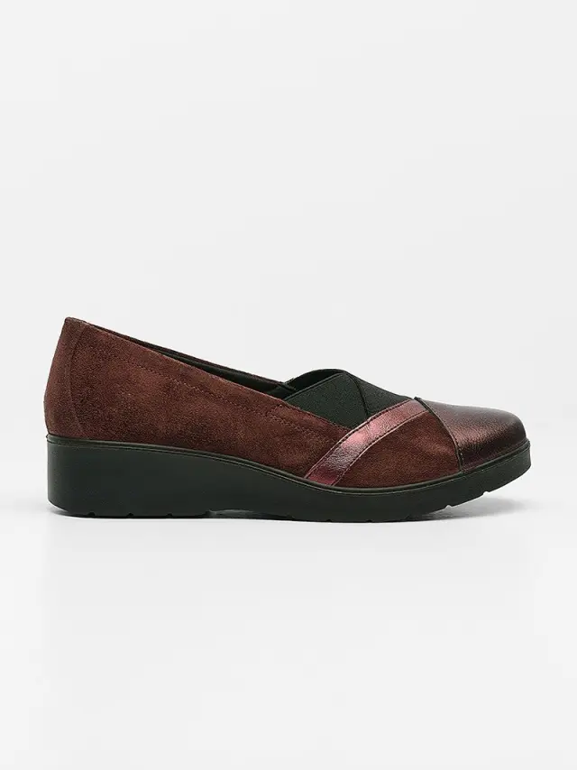 Imac Μοκασίνια-Loafers Γυναικείο δέρμα Μπορντώ IMA/205240N BORDO - 40 3