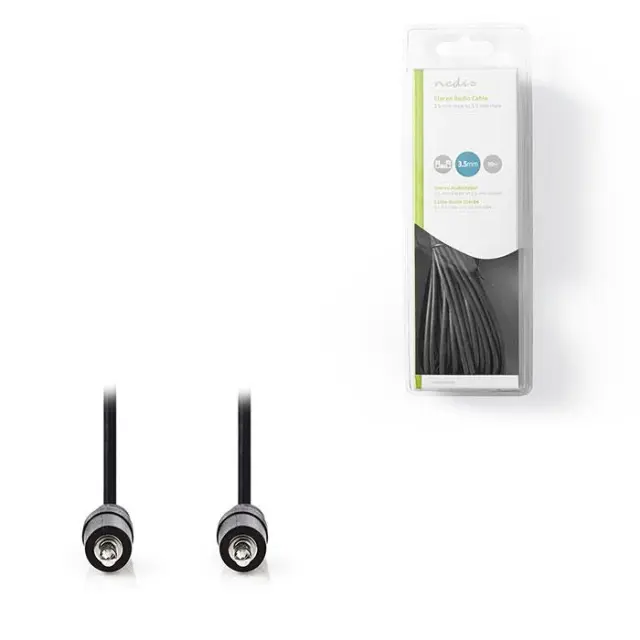 Καλώδιο ήχου 3.5mm αρσ. Stereo - 3.5mm αρσ. Stereo, σε συσκευασία blister, 10.0m.