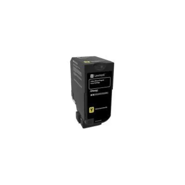 Lexmark 3K Γνήσιο Toner Laser Εκτυπωτή Κίτρινο Return Program 3000 Σελίδων (74C20Y0)