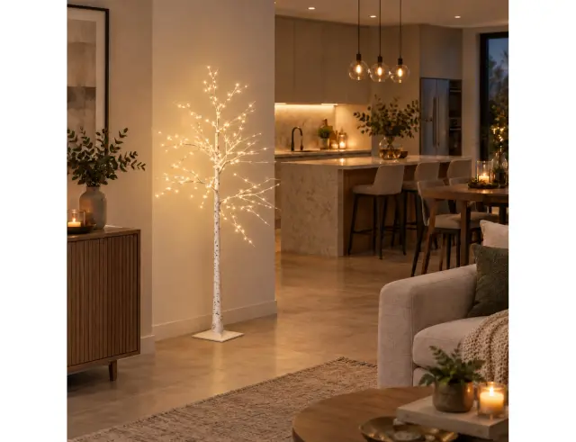 Διακοσμητικό δέντρο με 325 φωτάκια LED και ύψος 150cm - Θερμό Λευκό AX5310710