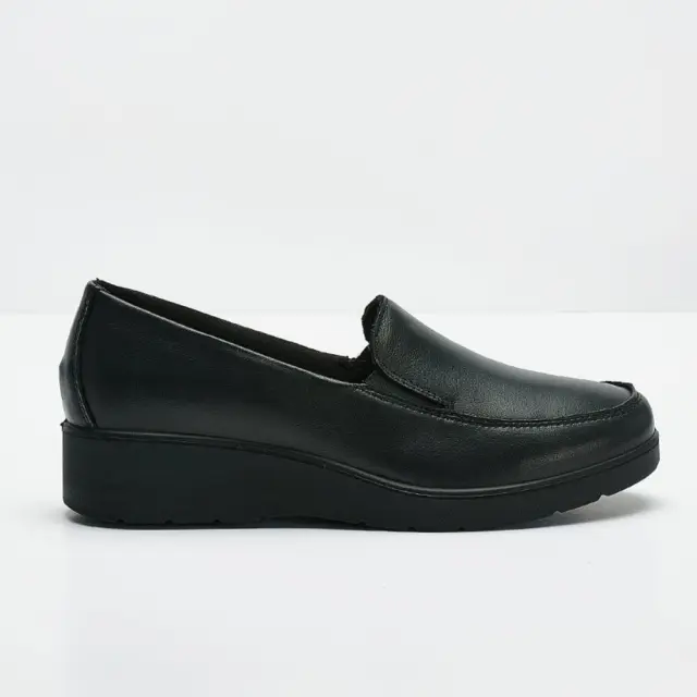Imac Μοκασίνια-Loafers Γυναικείο δέρμα Μαύρο IMA/255570 NERO
