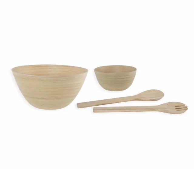 ΣΕΤ ΚΟΥΤΑΛΑ ΚΑΙ ΠΗΡΟΥΝΑ BAMBOO CASTA NATURAL NEF NEF 2