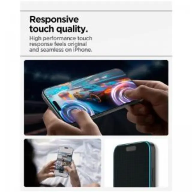 Tempered Glass Full Face Spigen Apple iPhone 18 Pro Max/ 17 Pro Max Glas.tR Align Master Διάφανο (3 τεμ.) N71819 3