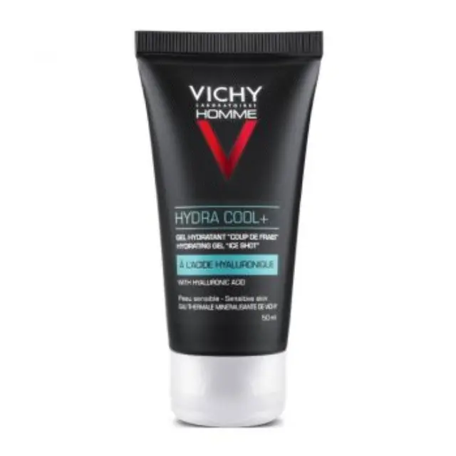 Vichy Homme Hydra Cool+ 48ωρο Ανδρικό Gel Προσώπου για Ενυδάτωση με Υαλουρονικό Οξύ 50ml 3