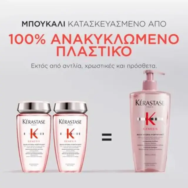 Bain Hydra-Fortifiant Refillable Σαμπουάν Κατά Της Τριχόπτωσης Για Λιπαρά/Λεπτα Μαλλιά 2