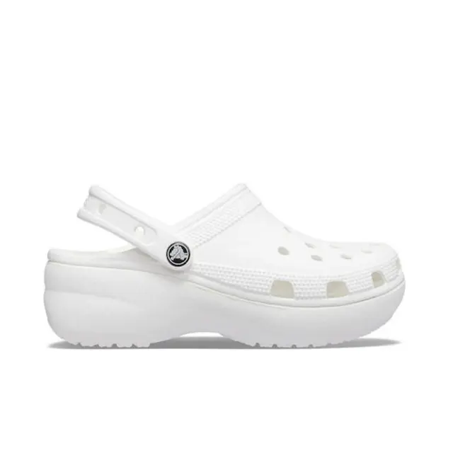 Crocs Classic Platform Clog (206750-100) - Λευκό