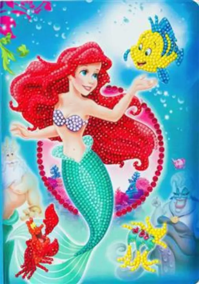Craft Buddy Notebook Crystal Art The Little Mermaid