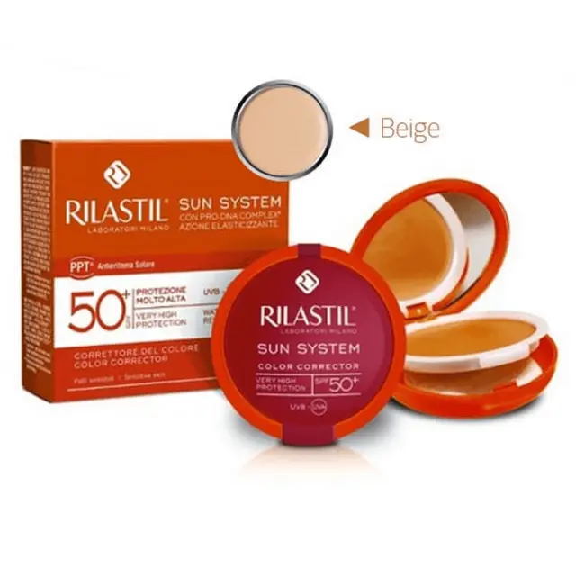 RILASTIL SUN SYSTEM COMPACT CREAM SPF 50+ BEIGE 01 10GR