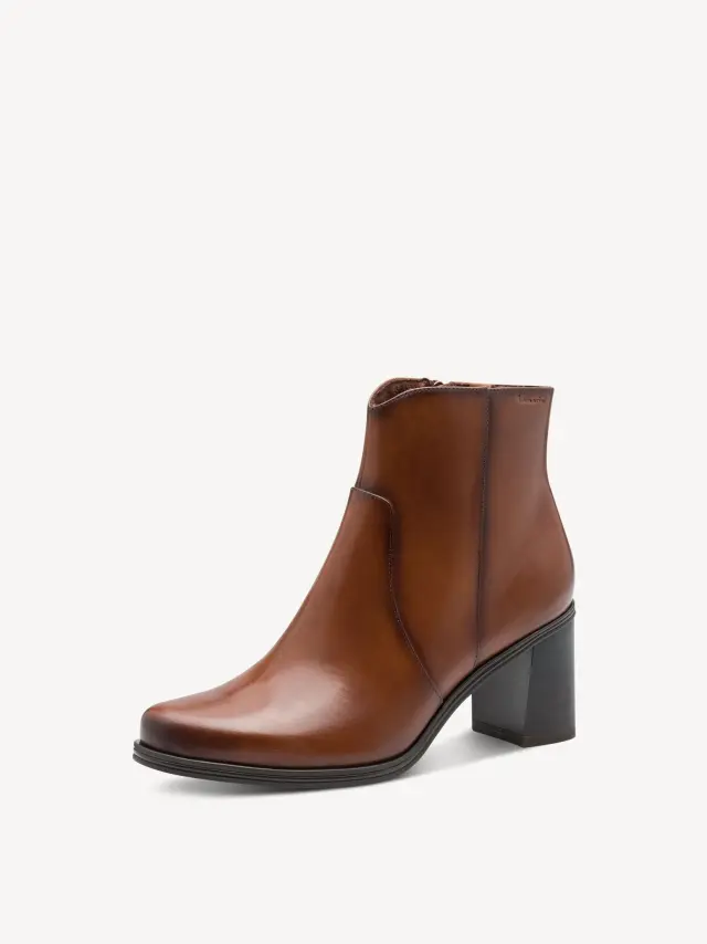 Μποτάκι Δερμάτινο Tamaris 1-25360-45-305 Cognac - 40