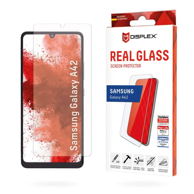 Προστατευτικό Τζαμάκι Οθόνης Displex Real Glass Για Samsung Galaxy A42 5G