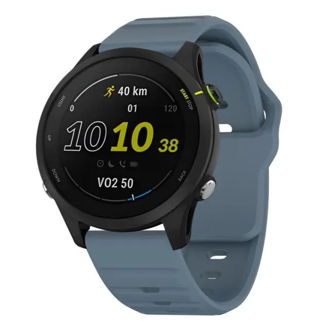 Λουράκι Wave Pattern για Smartwatch 22mm-Navy Blue OEM