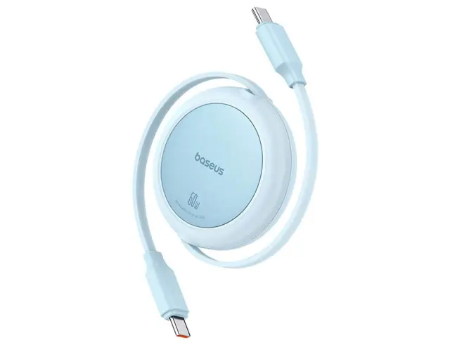 Baseus Free2Pull Mini USB-C to USB-C 60W USB Cable 1m Blue (P10364500311-01) (BASP10364500311-01) 2