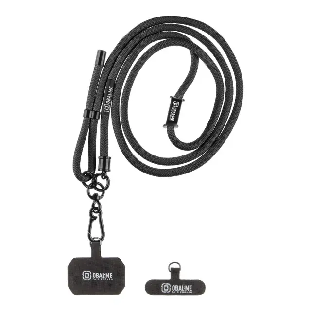 OBAL:ME NeckTag Rope for Mobile Phone Black