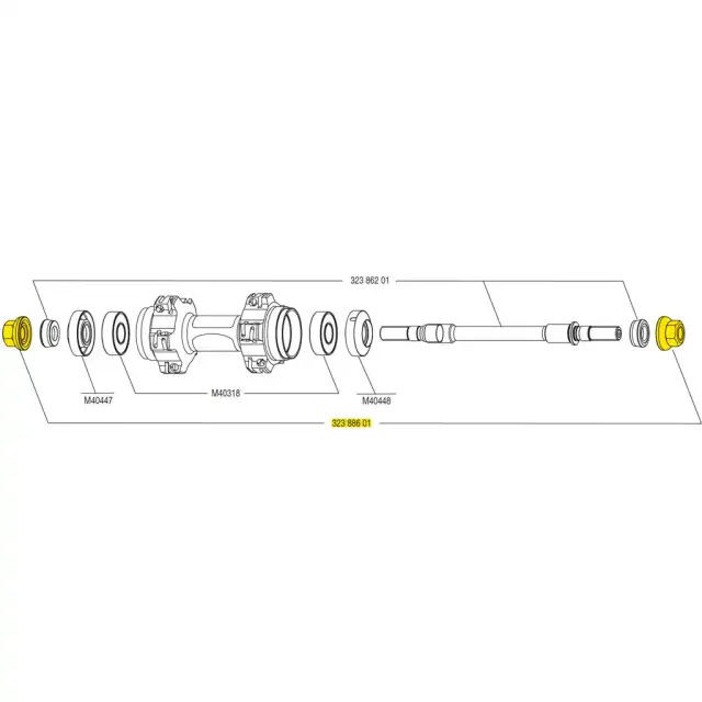 ΠΑΞΙΜΑΔΙΑ ΤΡΟΧΟΥ MAVIC ELLIPSE M9 ΕΜΠΡΟΣ/ΠΙΣΩ 2 ΤΕΜΑΧΙΑ 2
