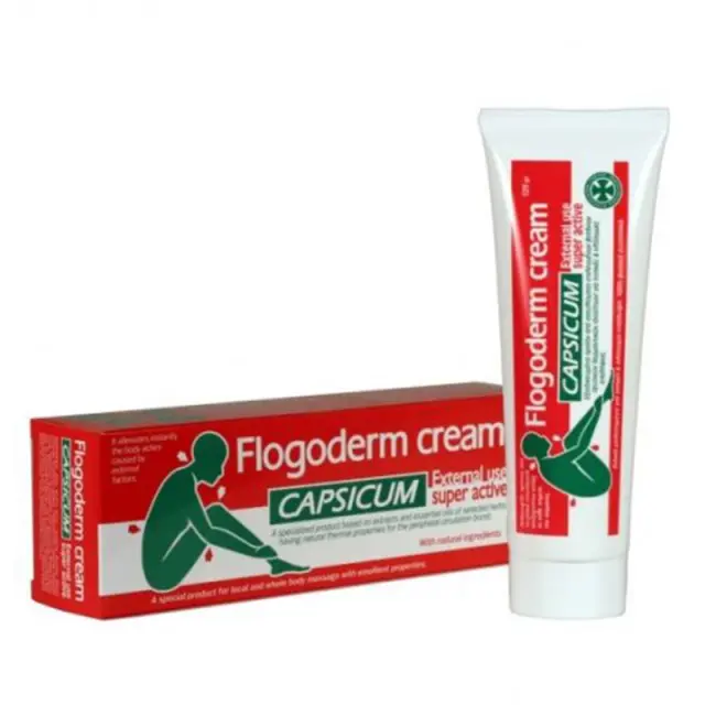 Ergopharm Flogoderm Capsicum Θερμαντική Κρέμα, 125gr