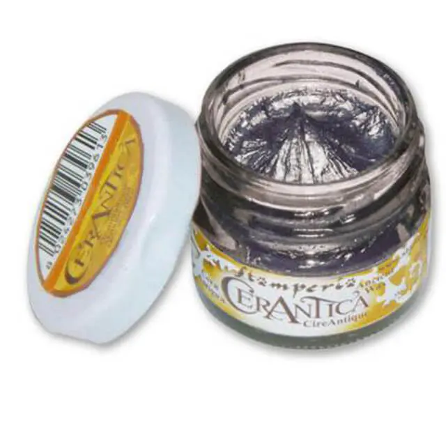 Stamperia Πατίνα Cerantica - Metallic Black Silver - 20ml