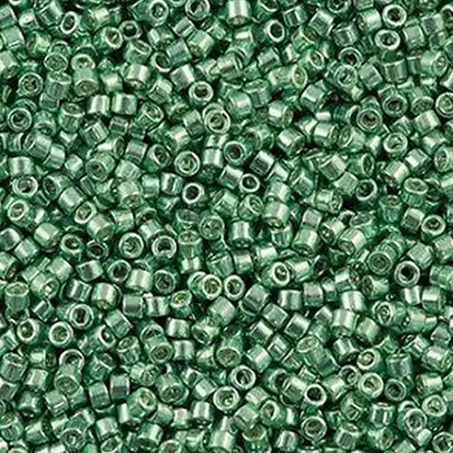 Χάντρα Miyuki Delica 11/0 - DB414 - Galvanized Green ~7gr