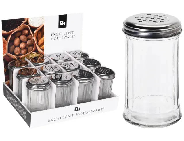 Δοχείο Μπαχαρικών Excellent Houseware με χωρητικότητα 300ml και διαστάσεις 7.5x13.5cm CD1000236