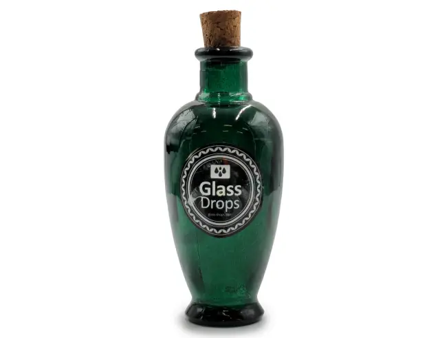 Διακοσμητικό Μπουκάλι με πώμα Glass Drops Castilla (5621DB734) Aπό 100% ανακυκλωμένο γυαλί, Xωρητικότητας 250ml, Διαστάσεων Ø 7 x Υ 15 cm, Albahaca 5621DB734 3