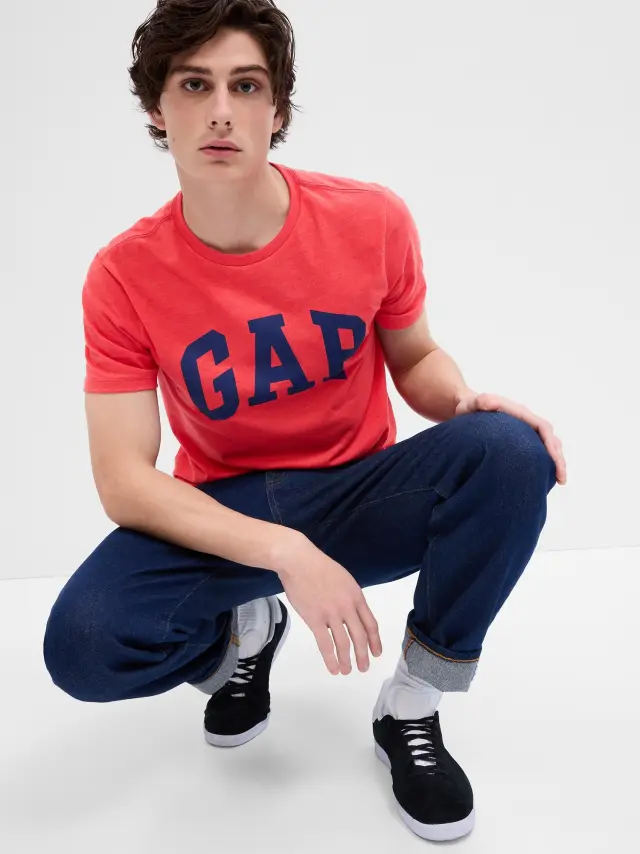 Gap Logo Μπλούζα hula red