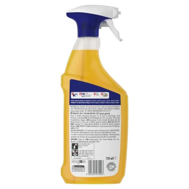 Fairy Καθαριστικό για Λίπη Professional Spray 750ml 2