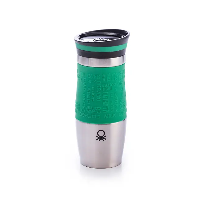 Benetton Rainbow Ταξιδιωτική Κούπα Θερμός 400ml Green