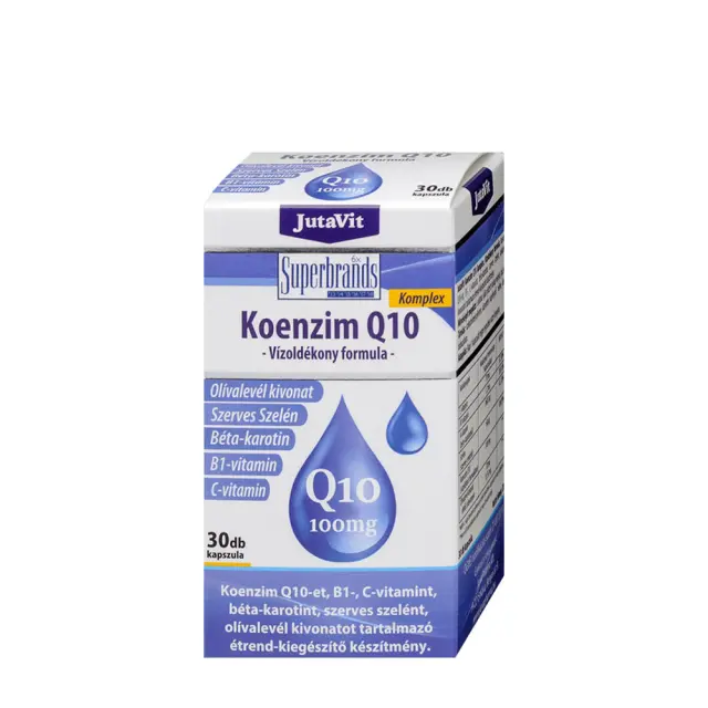 JutaVit Co-Enzyme Q10 100 mg Water-soluble Formula