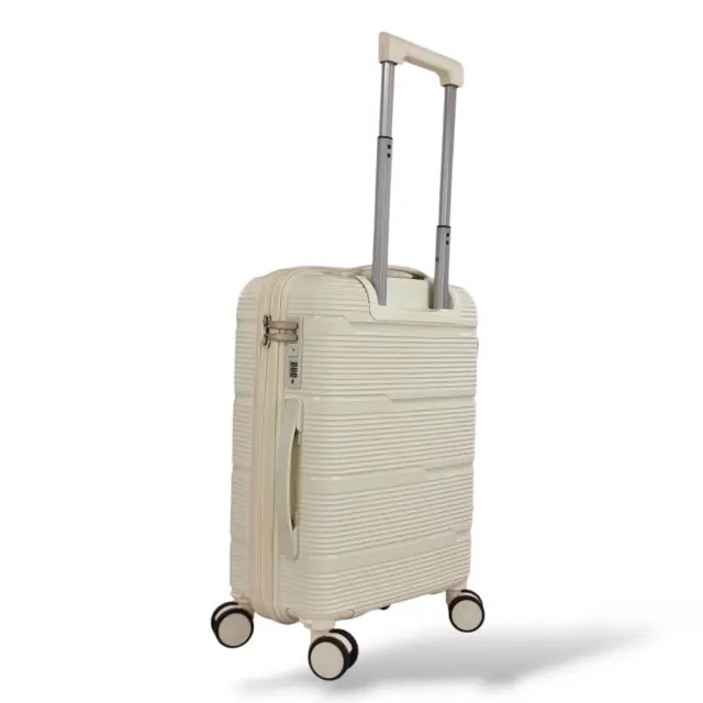 Σκληρή Βαλίτσα Καμπίνας Πολυπροπυλένιο PLAYFULBAGS BK0167 (55x38x20) 38lt - Κάμελ 3