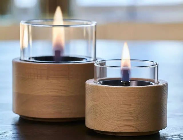 Επιτραπέζια Εστία Φωτιάς Lotus 12 Tenderflame με διάρκεια καύσης 9 - 10 ώρες, χωρητικότητα δεξαμενής 300ml και διαστάσεις 12x12.5cm - Natural TF-600333
